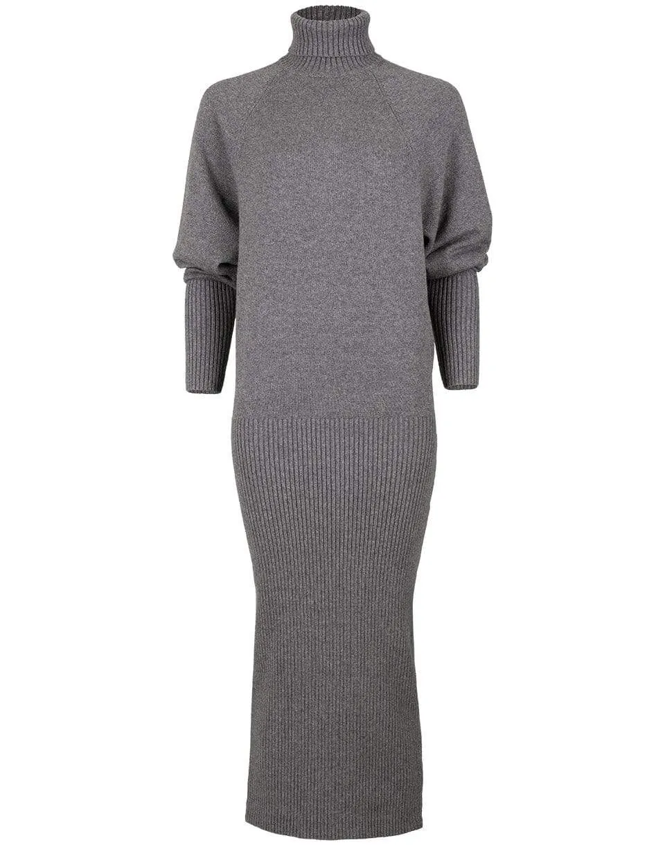 Raglan Turtleneck Dress