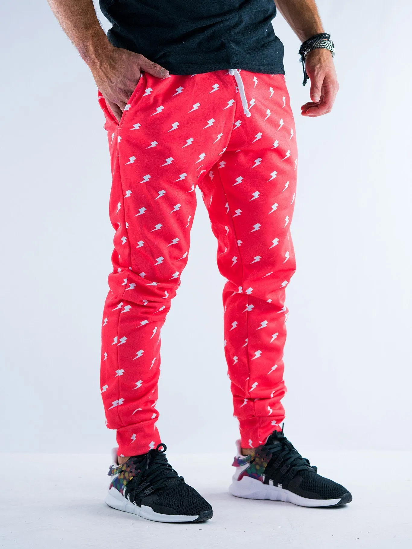 Red Electro Unisex Joggers