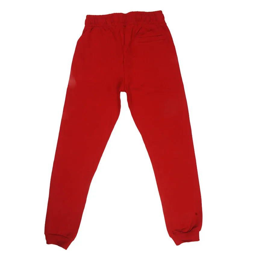 REDTAG Burgundy Basic Active Pants for Girls