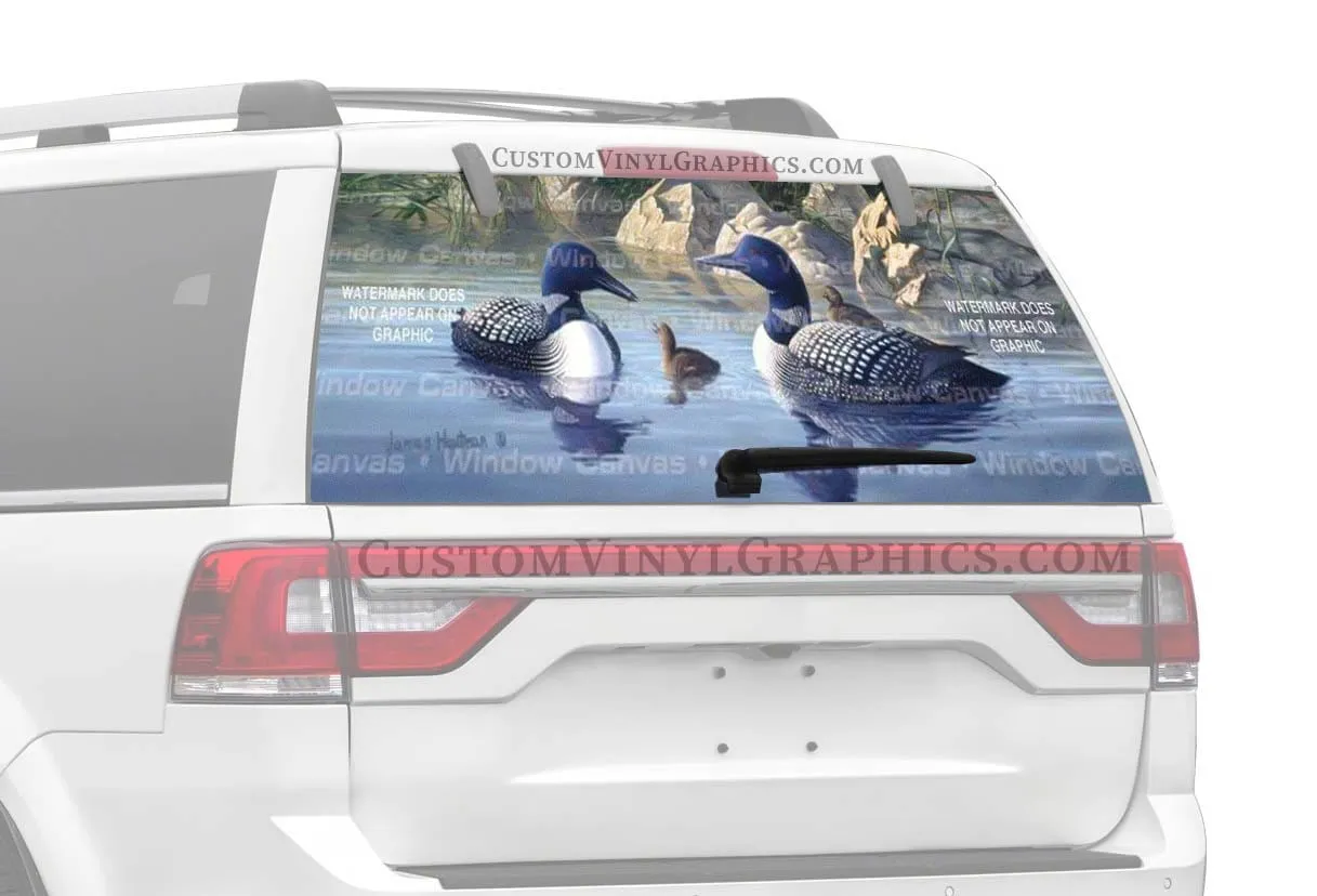 Rocky Shallows Rear Window Decal