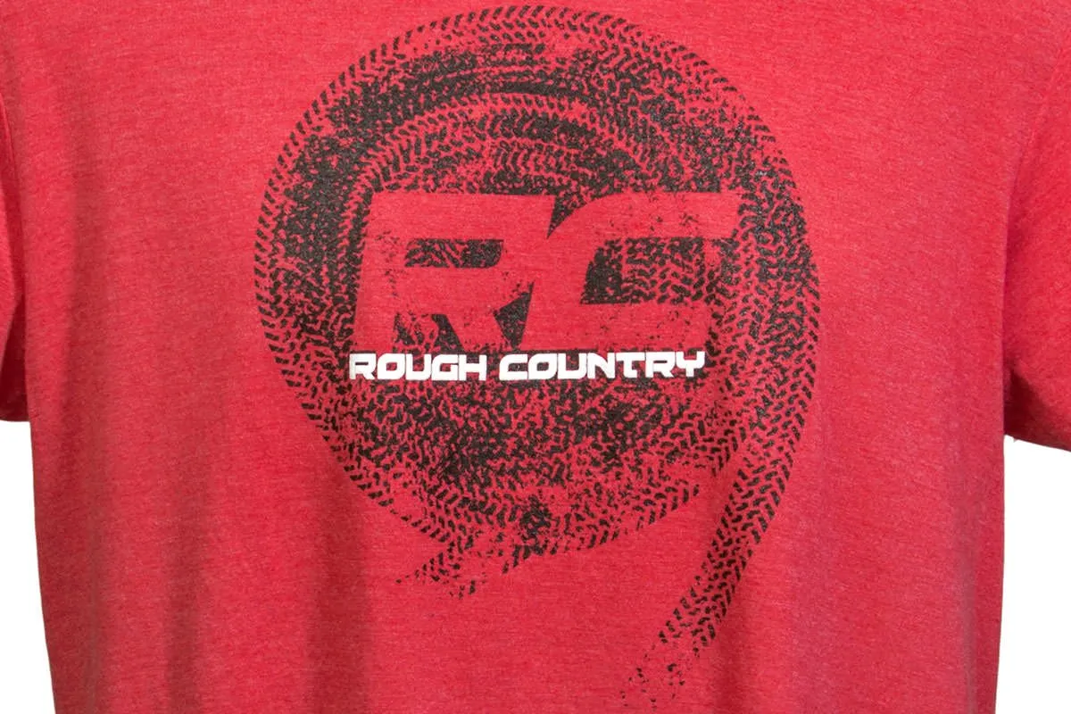 Rough Country T-Shirt - Donut - Red - Size LG