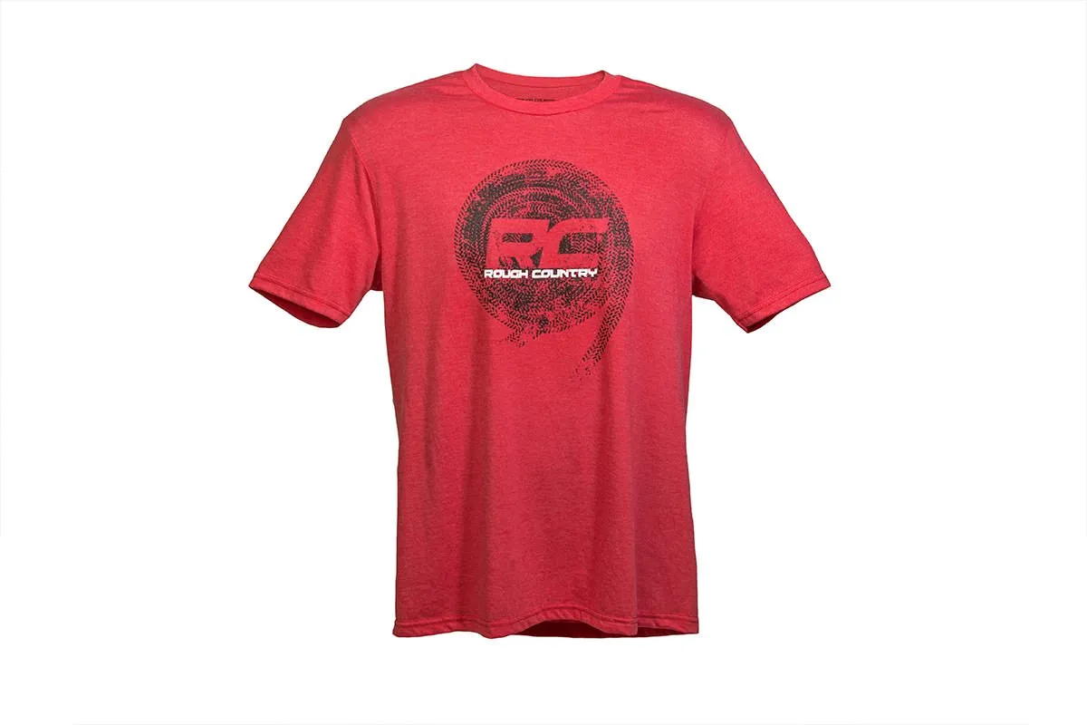 Rough Country T-Shirt - Donut - Red - Size LG