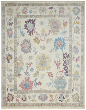 Savannah  Winter White/ Pastels Rug (8'x10') CALL FOR PRICING