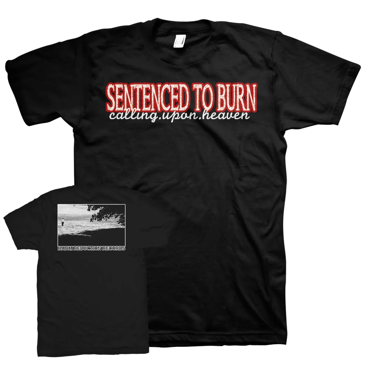 Sentenced To Burn "Calling Up Heaven" Black T-Shirt