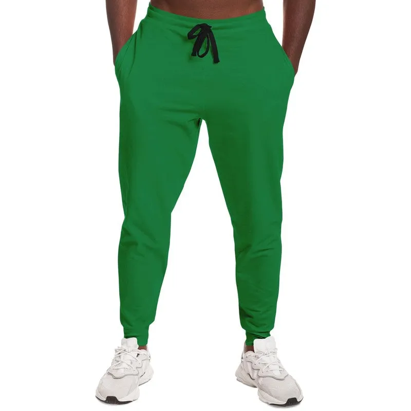 Shaded Green Joggers | Unisex | with PLUS sizes | C100M0Y100K30