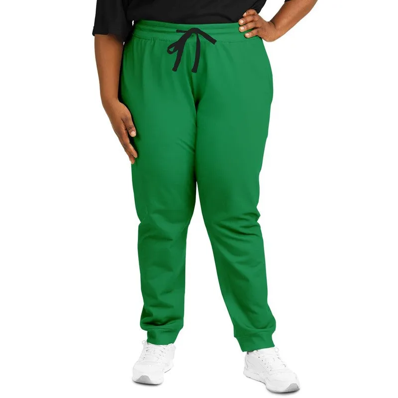 Shaded Green Joggers | Unisex | with PLUS sizes | C100M0Y100K30