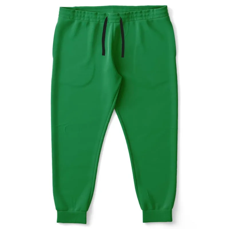 Shaded Green Joggers | Unisex | with PLUS sizes | C100M0Y100K30