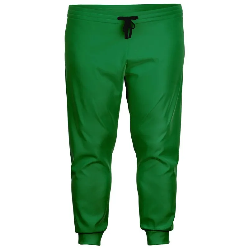 Shaded Green Joggers | Unisex | with PLUS sizes | C100M0Y100K30