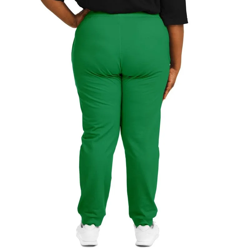 Shaded Green Joggers | Unisex | with PLUS sizes | C100M0Y100K30