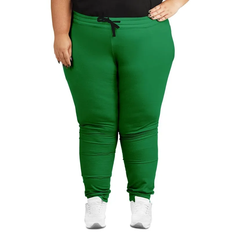 Shaded Green Joggers | Unisex | with PLUS sizes | C100M0Y100K30