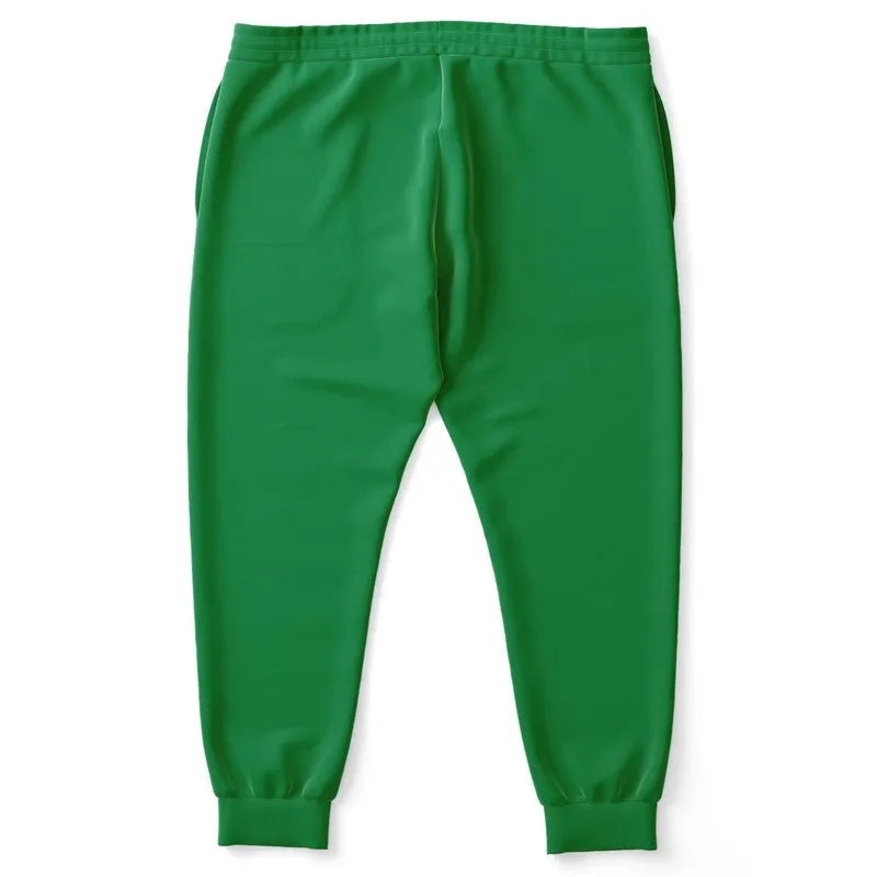 Shaded Green Joggers | Unisex | with PLUS sizes | C100M0Y100K30