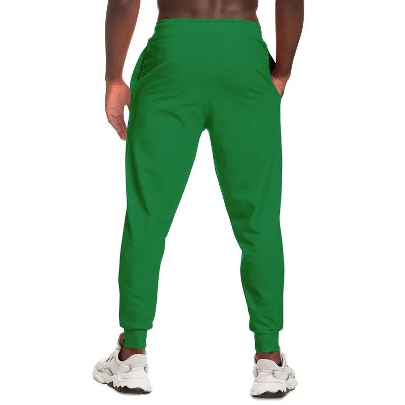 Shaded Green Joggers | Unisex | with PLUS sizes | C100M0Y100K30