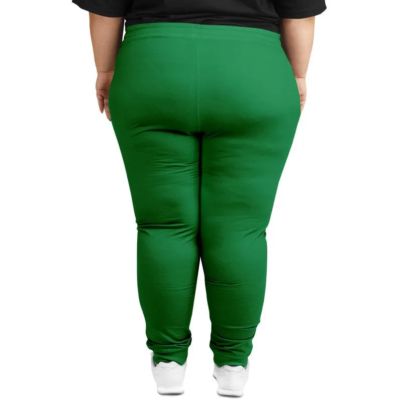 Shaded Green Joggers | Unisex | with PLUS sizes | C100M0Y100K30