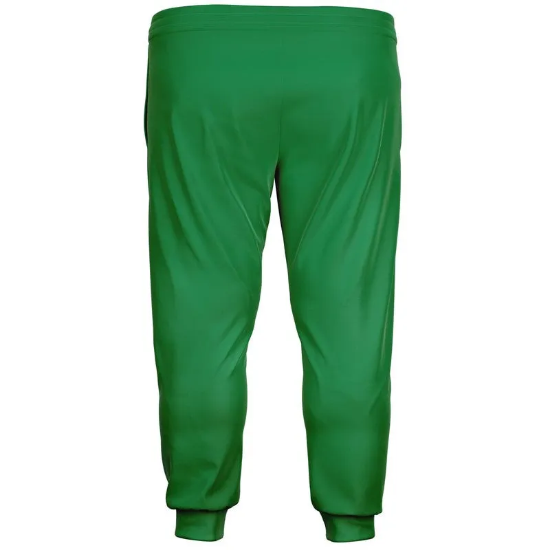 Shaded Green Joggers | Unisex | with PLUS sizes | C100M0Y100K30