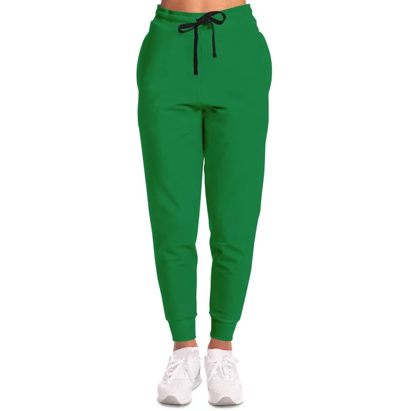 Shaded Green Joggers | Unisex | with PLUS sizes | C100M0Y100K30