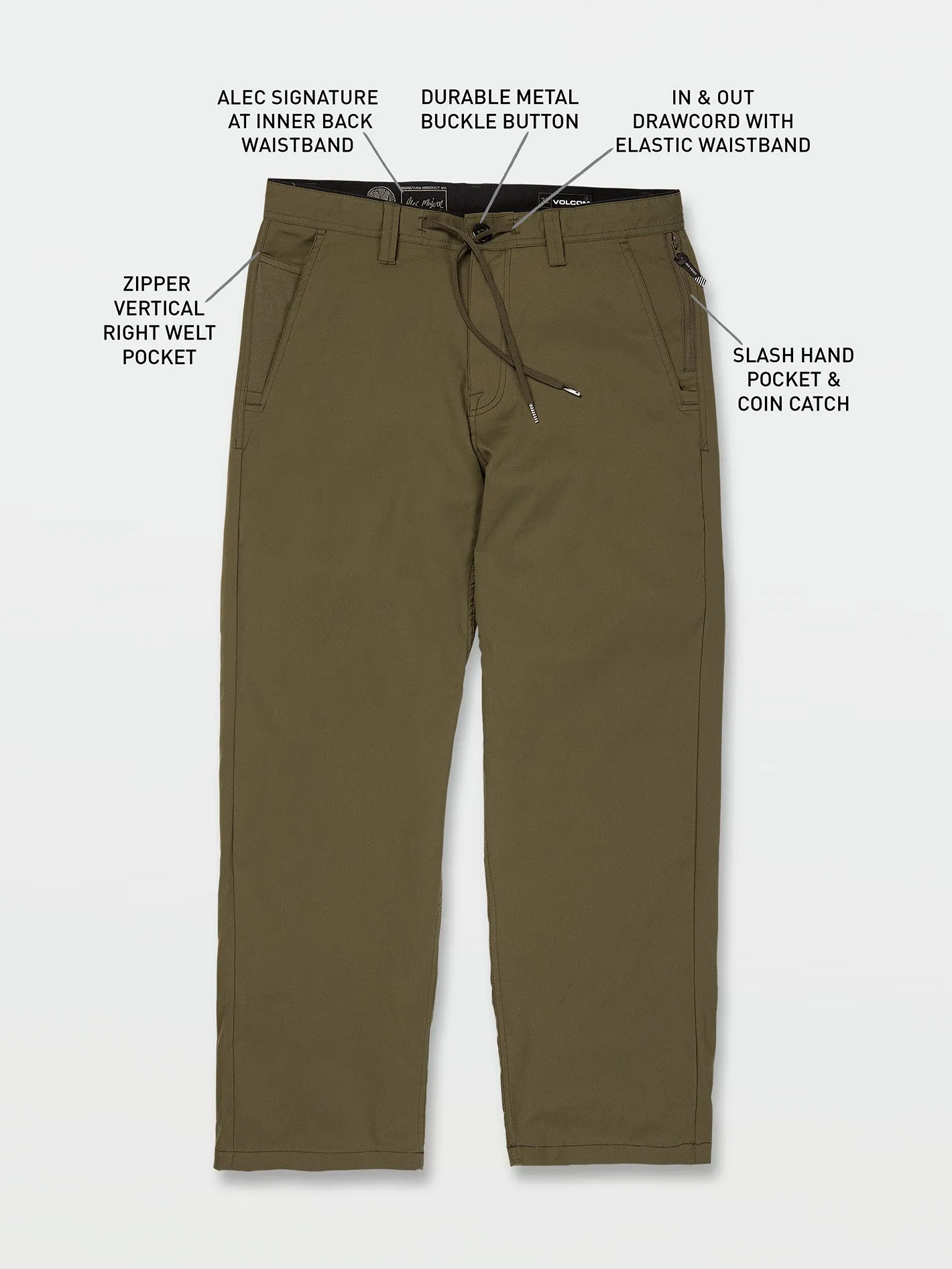 Skate Vitals Alec Majerus Pants - Winter Moss