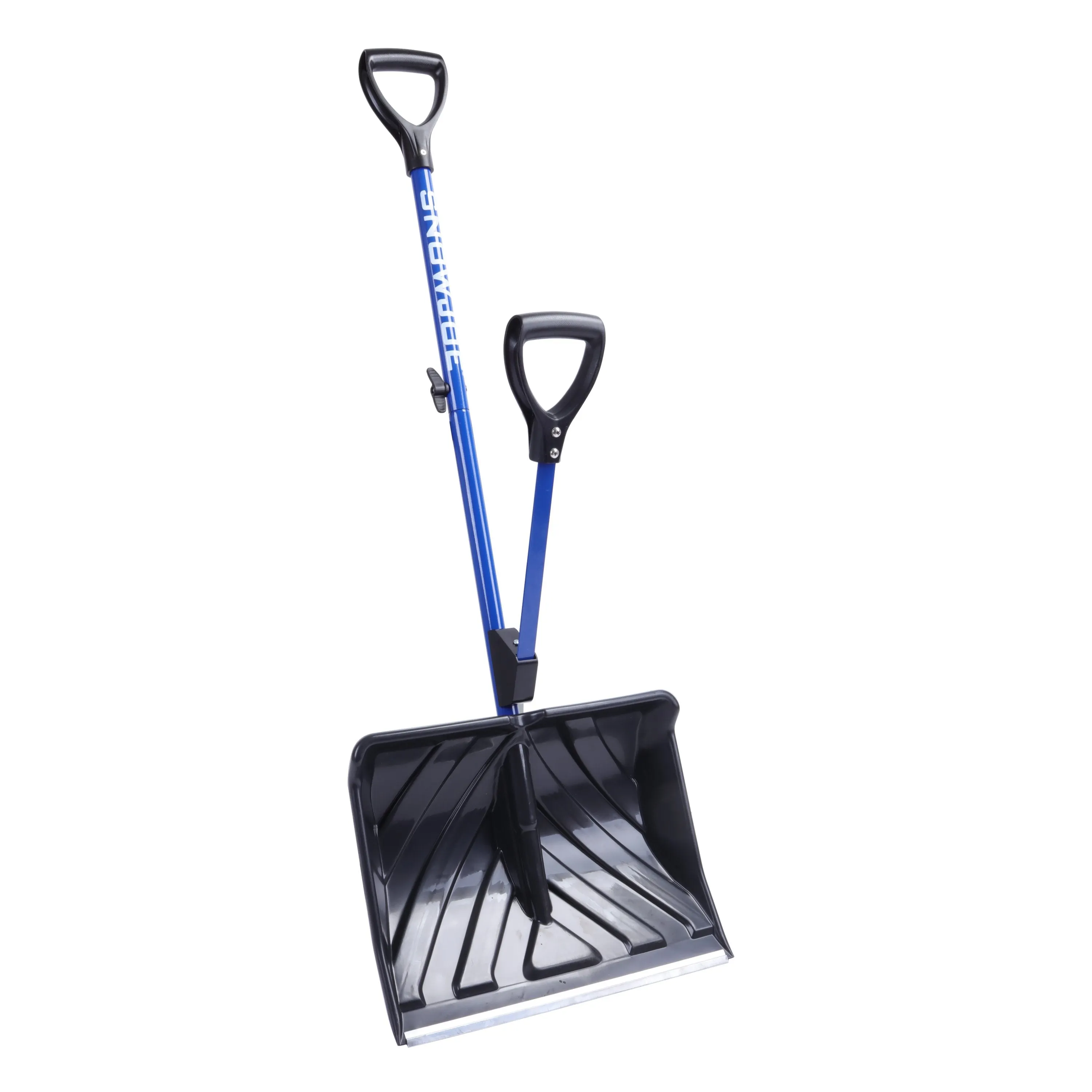 Snow Joe SJ-SHLV01-SJB Shovelution Strain-Reducing Snow Shovel | 18-Inch | Spring Assisted Handle