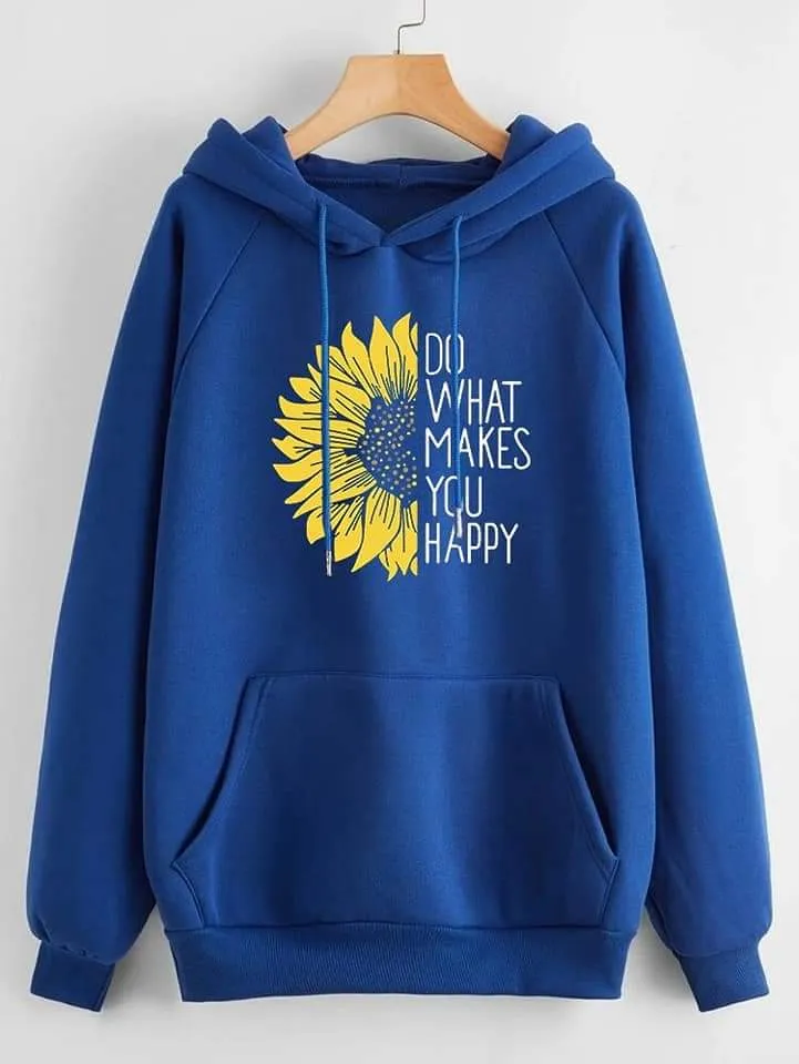 Sunflower Winter Warm Hoodies And Sweatshirts