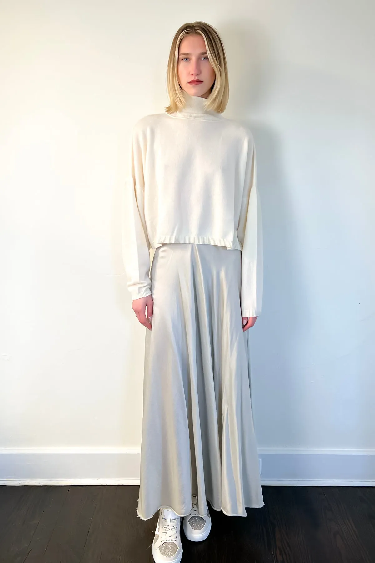 Swing Turtleneck - Creme