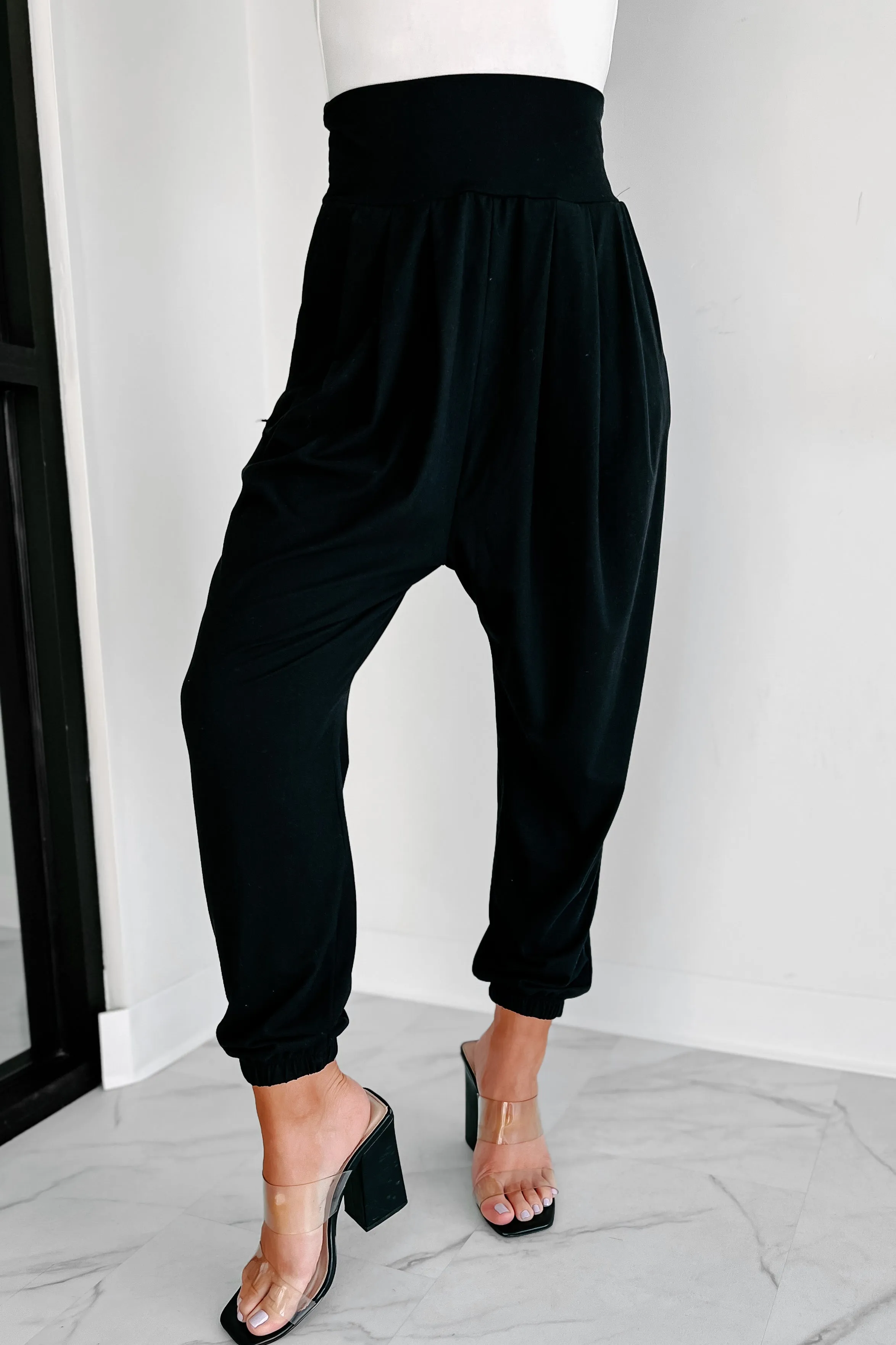 Take A Break Loose Fit Joggers (Black)