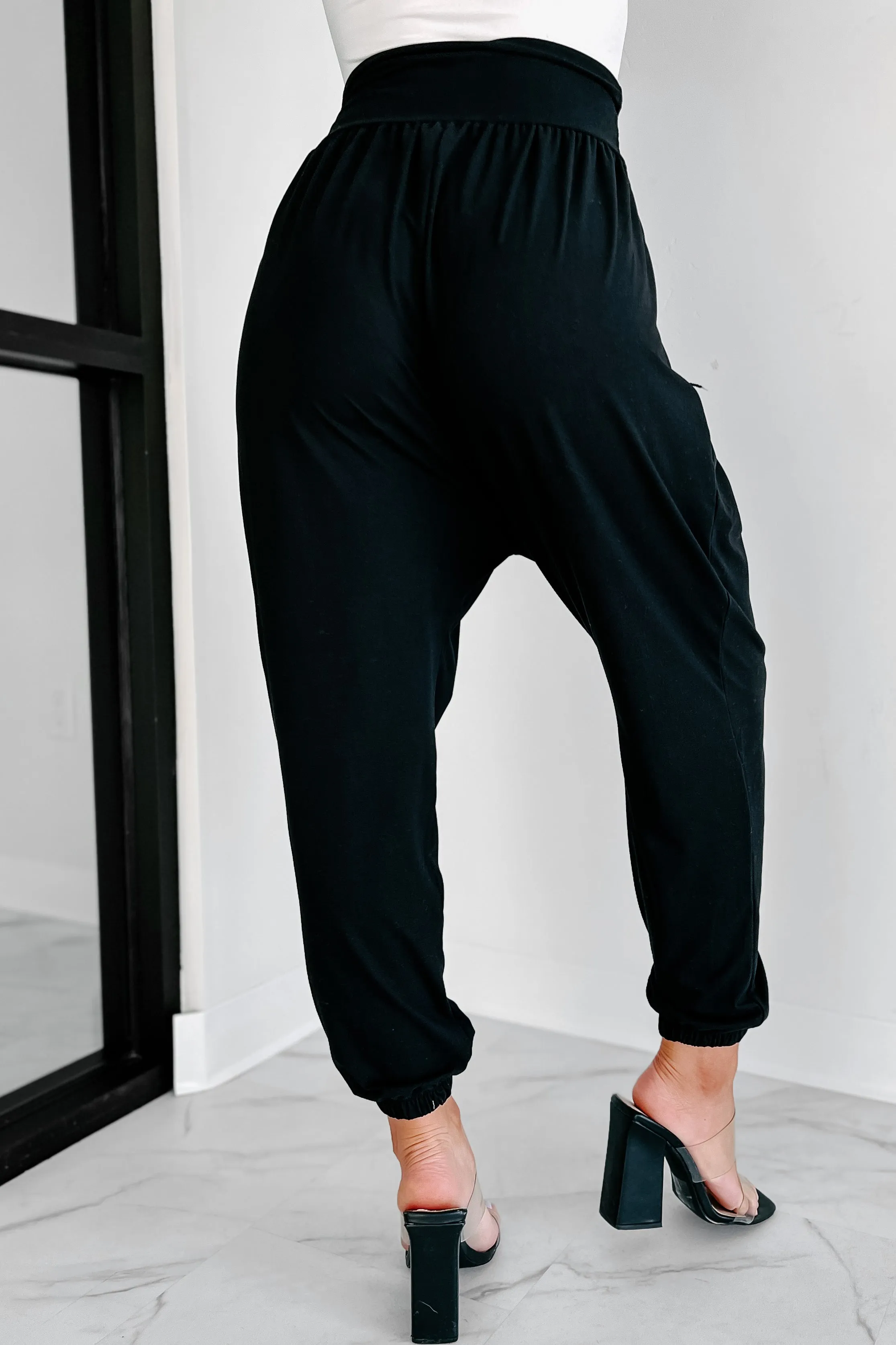 Take A Break Loose Fit Joggers (Black)