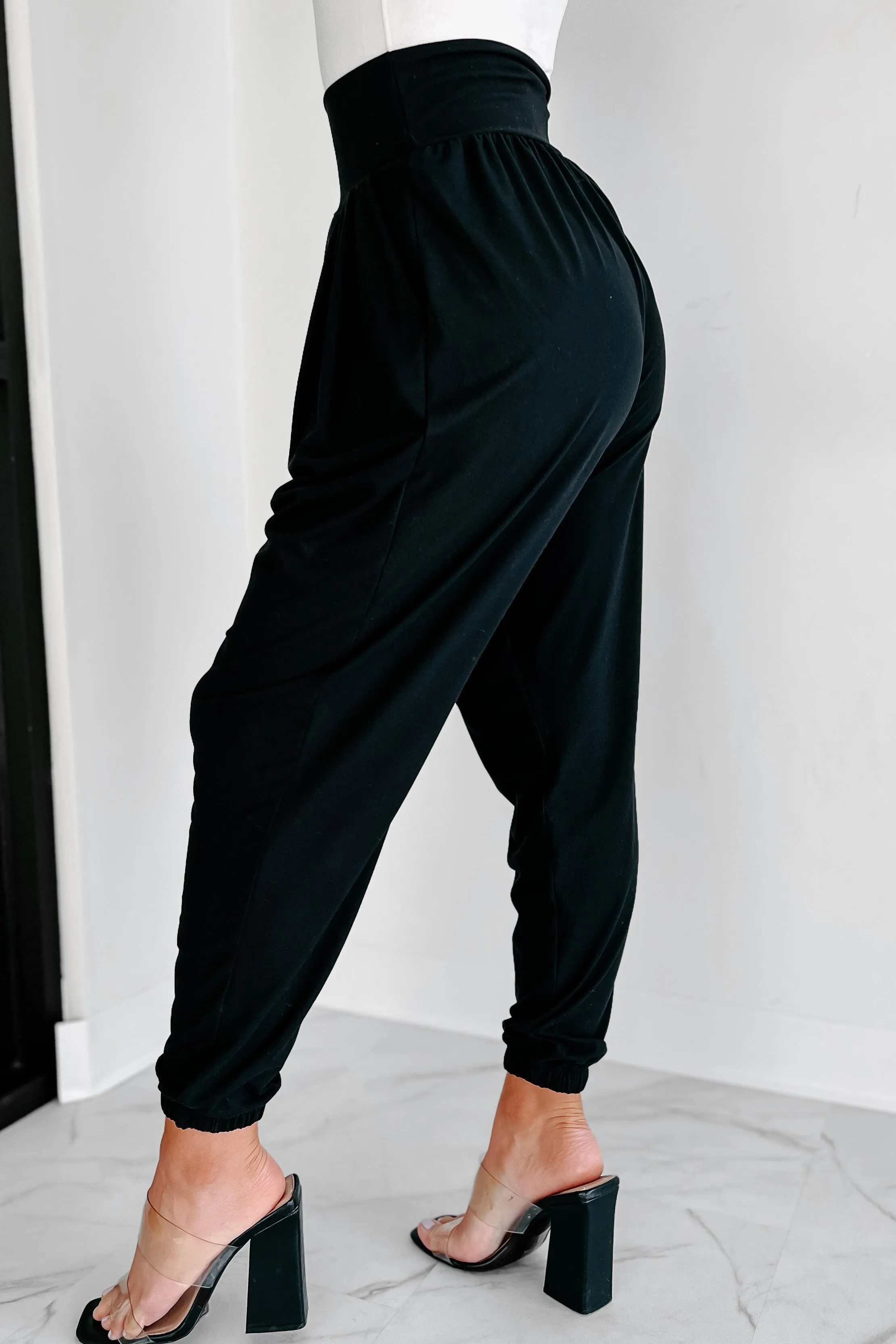 Take A Break Loose Fit Joggers (Black)