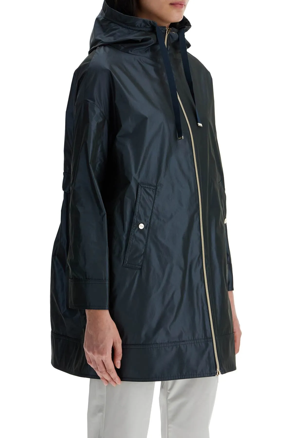 Technical Taffeta Hooded Parka