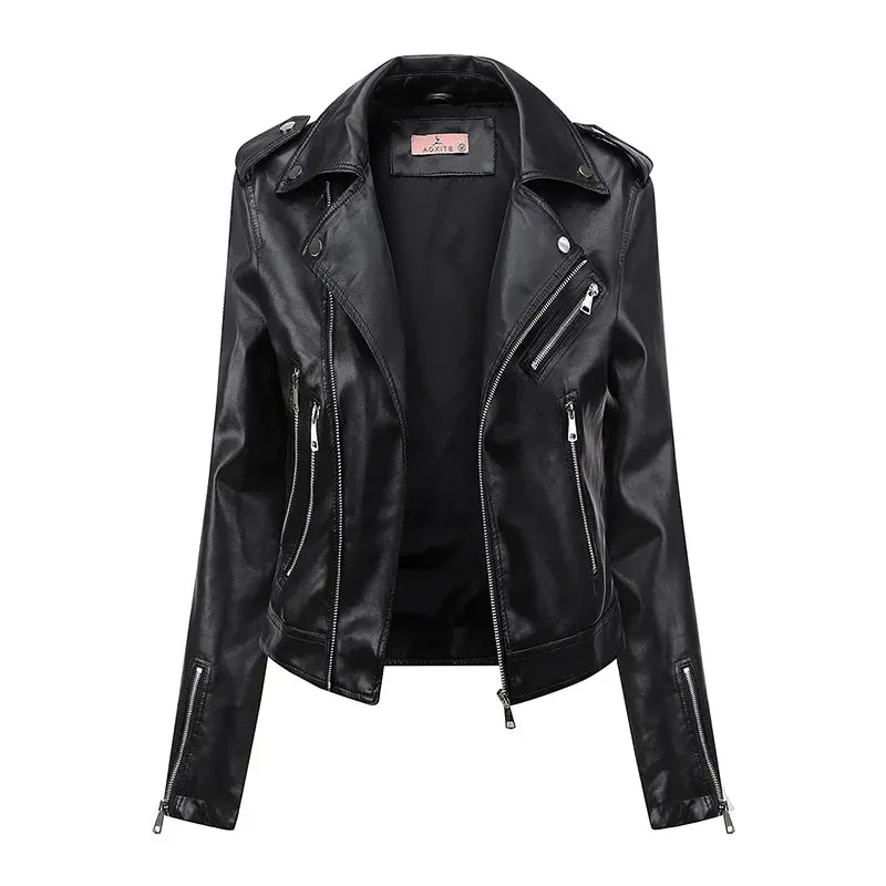 Temperament Slim Fit Motorcycle Jacket