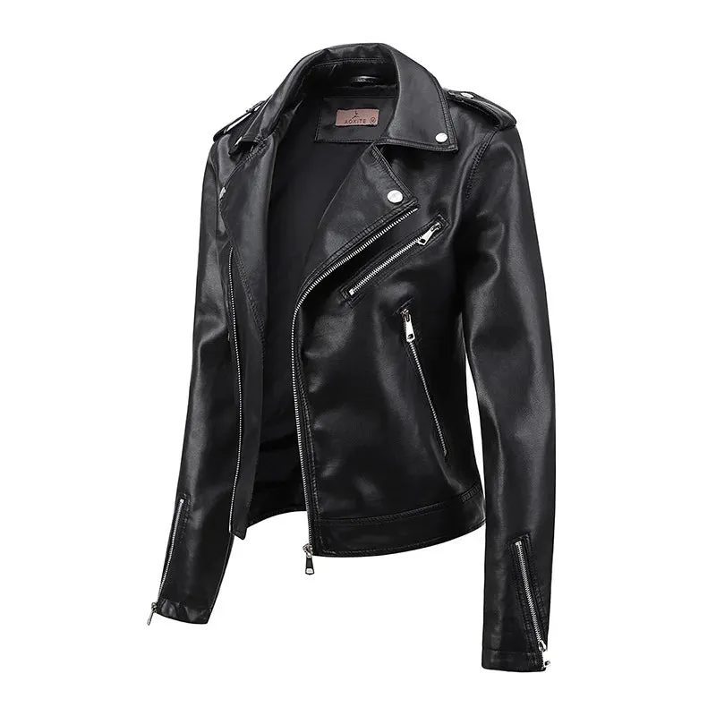 Temperament Slim Fit Motorcycle Jacket