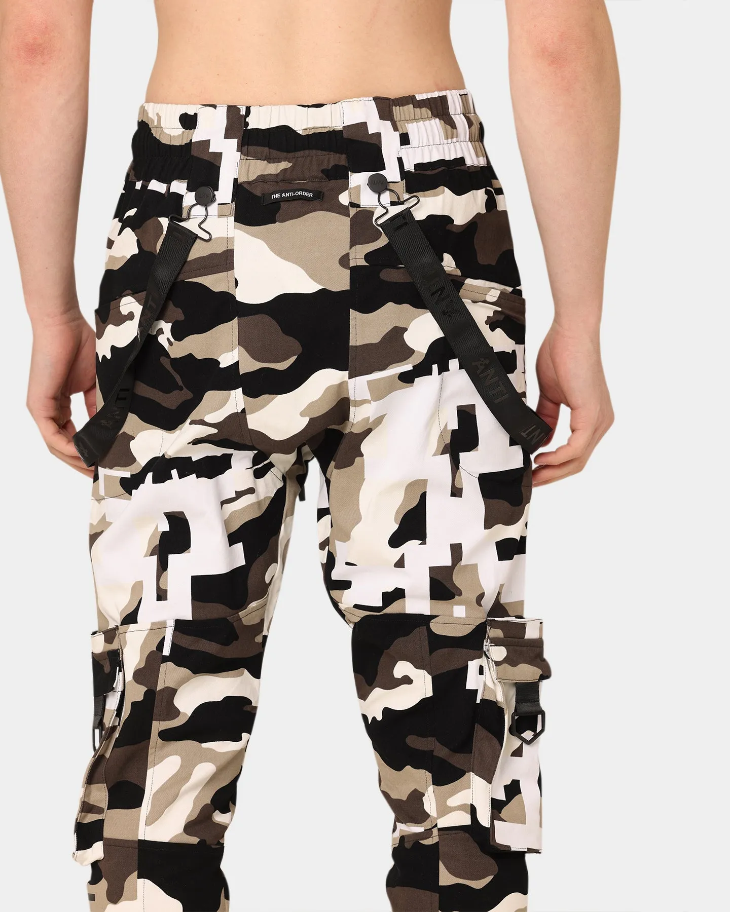 The Anti Order Dead Pixel Elite Joggers Brown/White/Black Camo