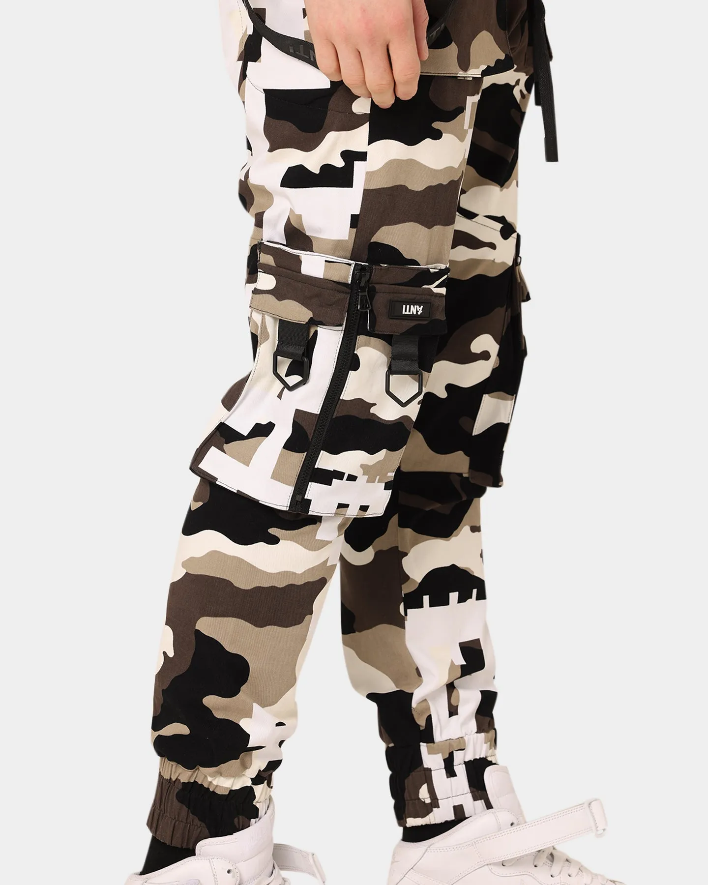 The Anti Order Dead Pixel Elite Joggers Brown/White/Black Camo