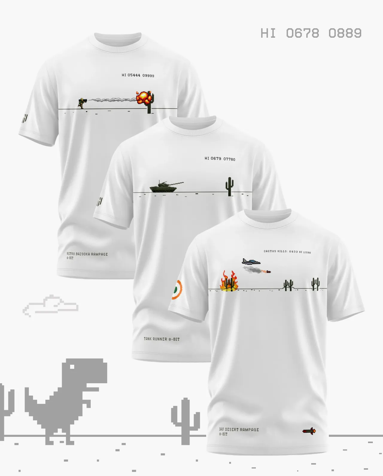 The Arcade LuxeSoft Cotton T-Shirt Bundle