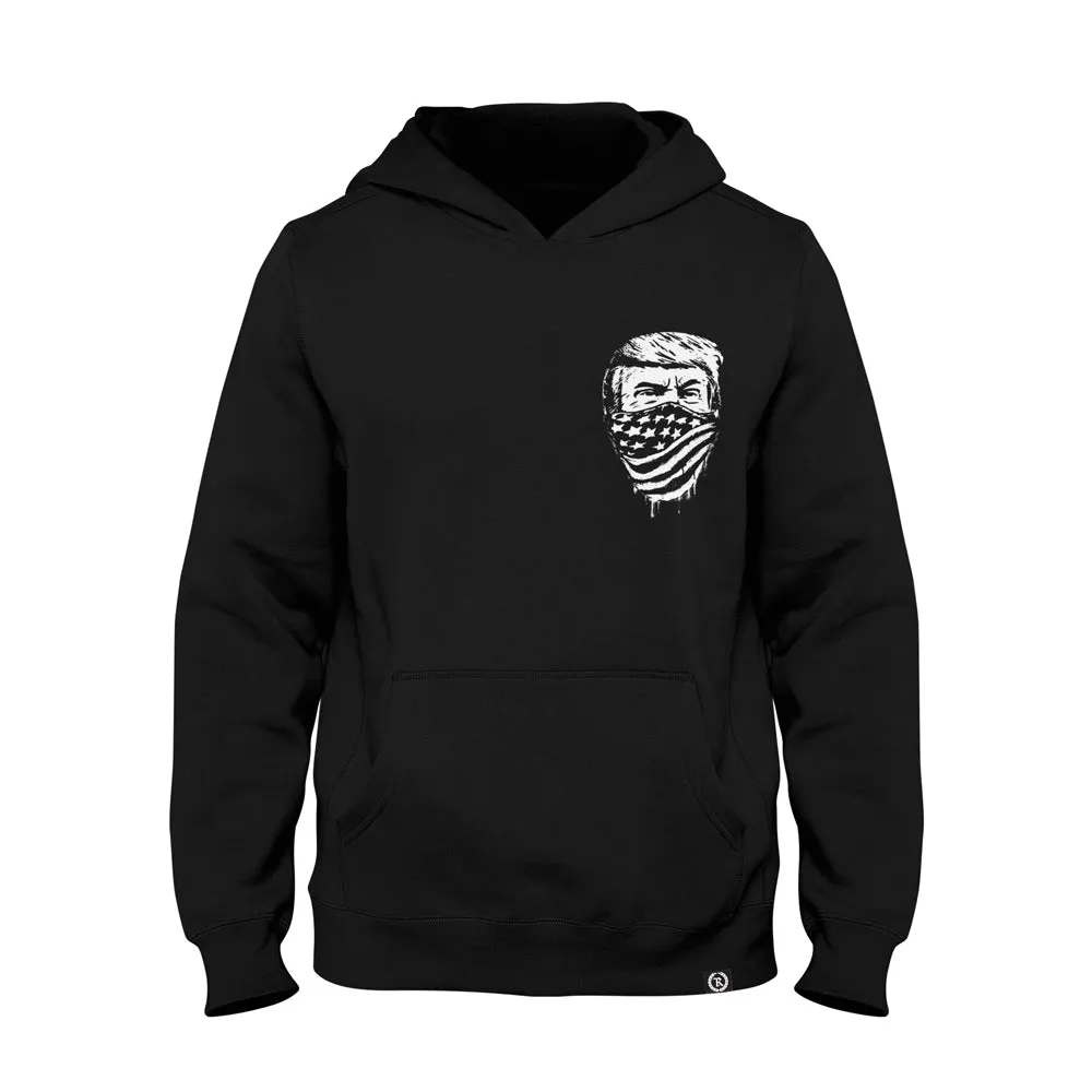 TRUMP Cope Harder Premium Fashion Heavy Hoodie [BLACK]