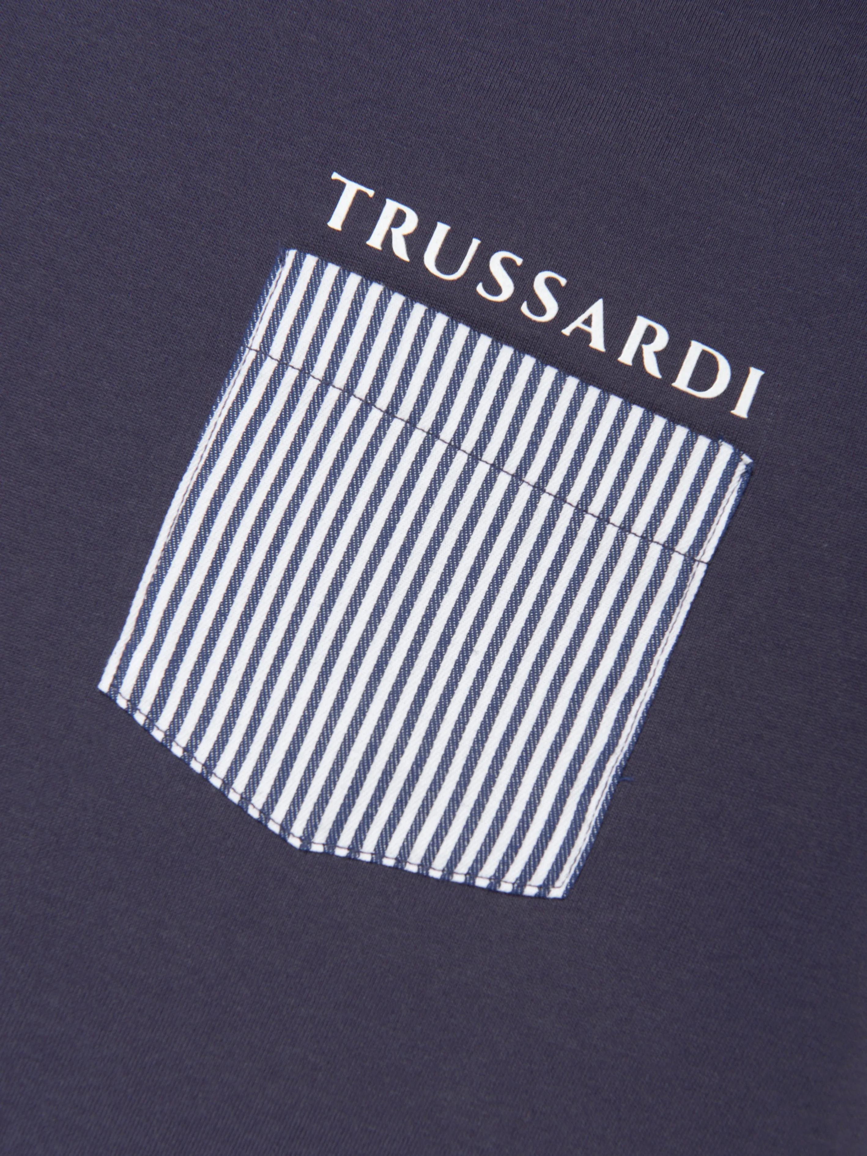 Trussardi Boys Ademilso Pocket T-Shirt in Navy