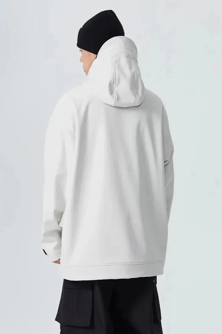 Unisex Snow Hoodie Water Resistant Hooded Ski Pullover