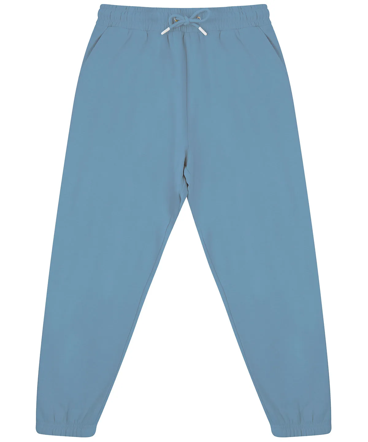 Unisex sustainable fashion cuffed joggers | Stone Blue