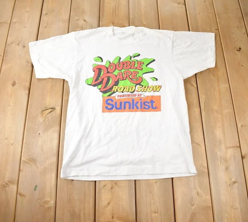 Vintage 1990s Double Dare Road Show Sunkist Souvenir Travel T Shirt