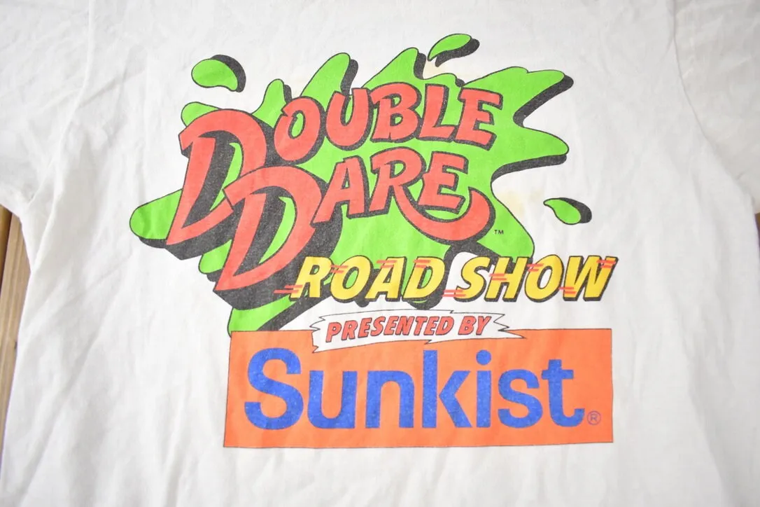 Vintage 1990s Double Dare Road Show Sunkist Souvenir Travel T Shirt