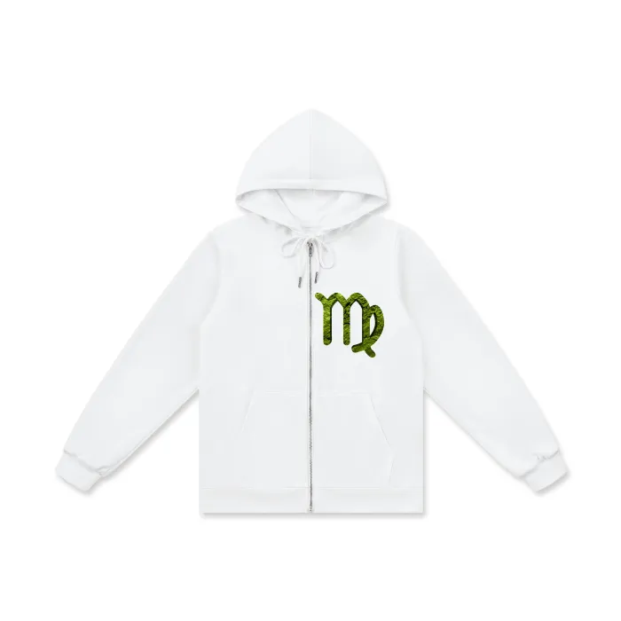 Virgo Women's Cotton Zip Hoodie