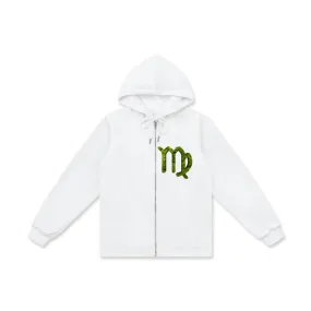 Virgo Women's Cotton Zip Hoodie