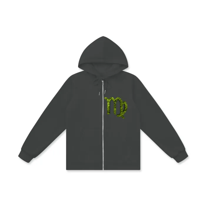 Virgo Women's Cotton Zip Hoodie