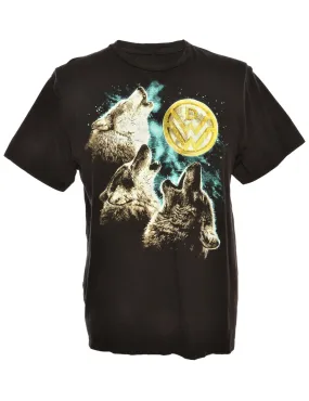 Wolf Animal T-shirt - L