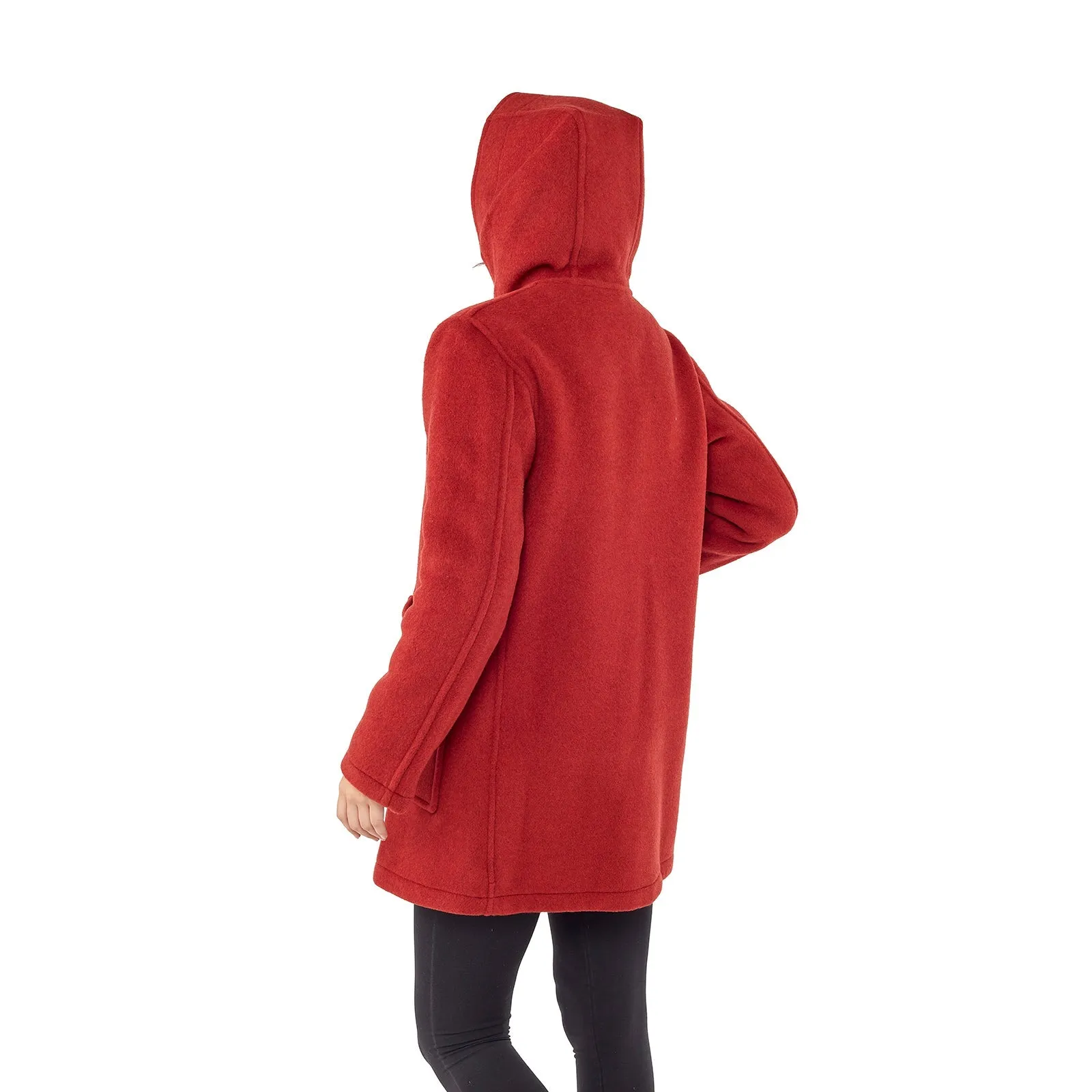 Women's Abberley Simple Fit Duffle Coat - Burnt Orange