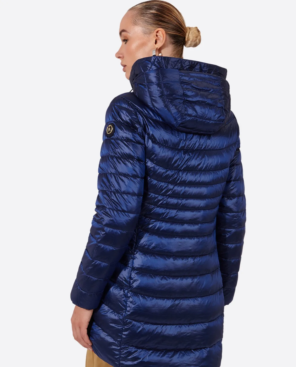 Women's down jacket CRIS Klein Blue