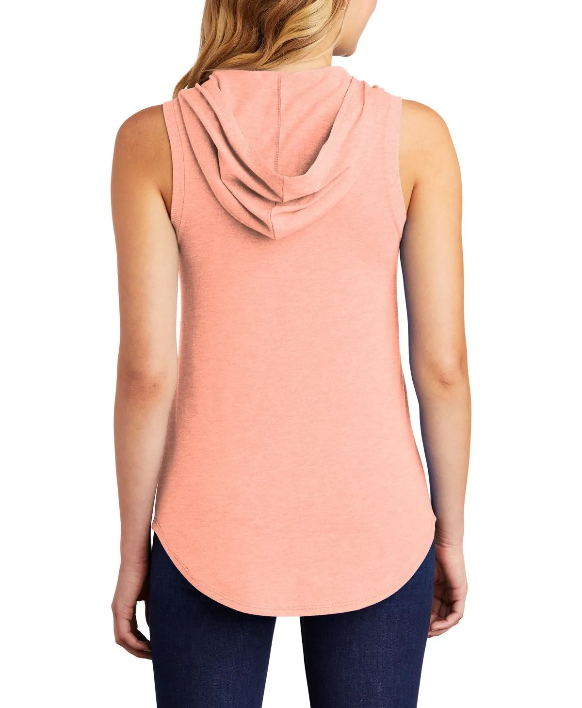 Women's Sleeveless Tri-Blend Lightweight Hoodie