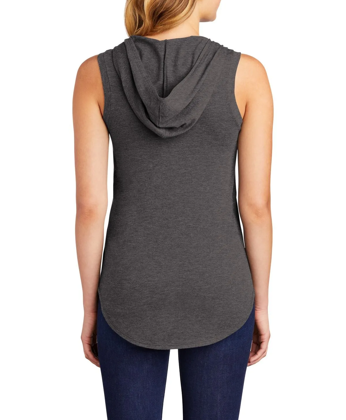 Women's Sleeveless Tri-Blend Lightweight Hoodie