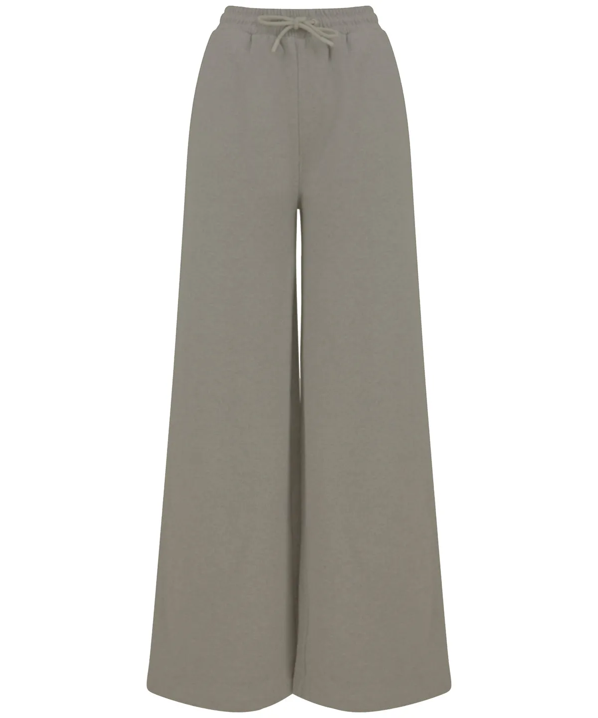 Womens sustainable fashion wide leg joggers | Khaki