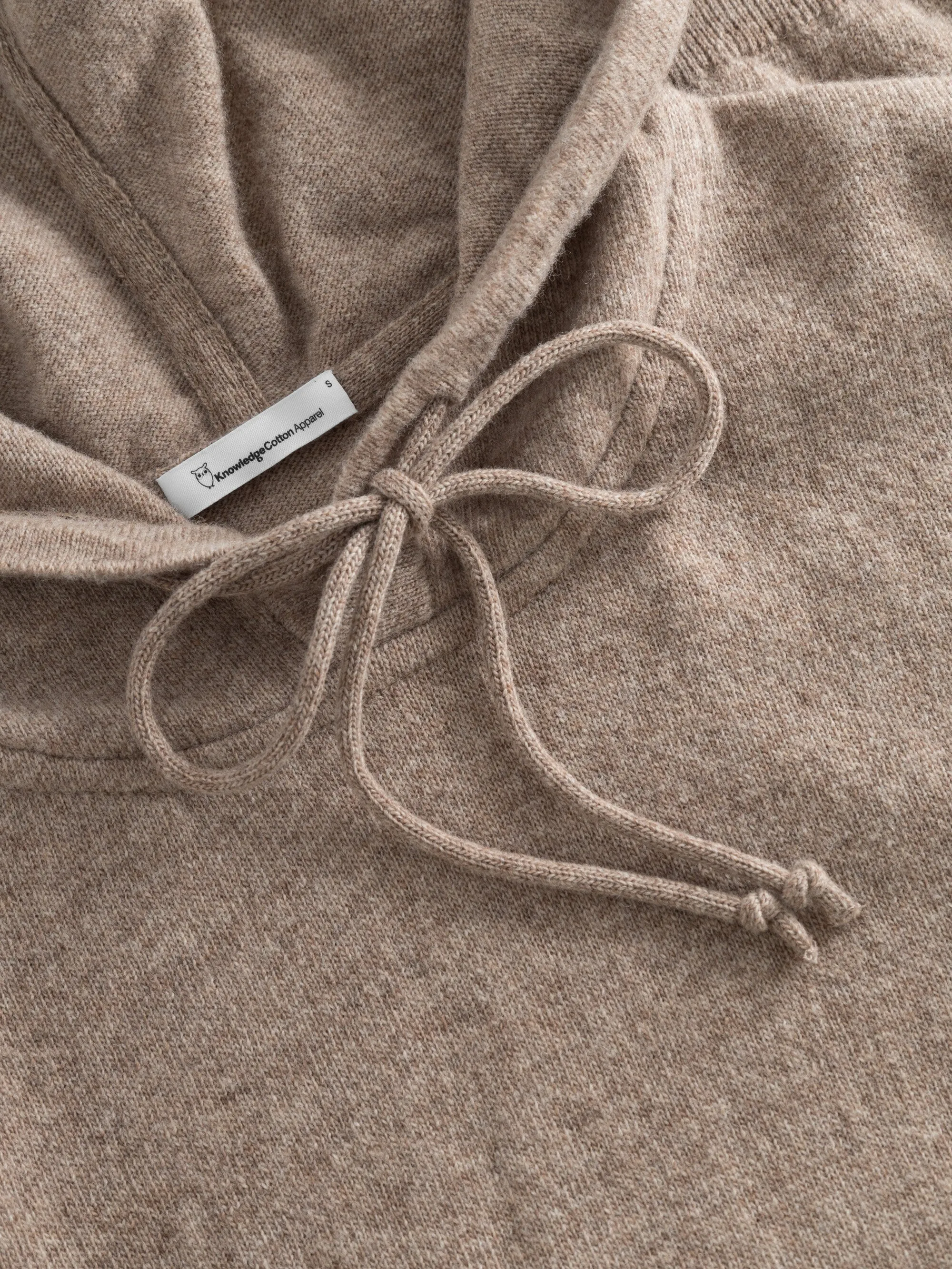 Wool hood knit - Kelp melange