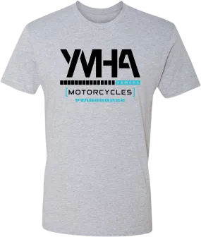 YAMAHA APPAREL Yamaha Rev T-Shirt - Heather Gray - Medium NP21S-M3141-M