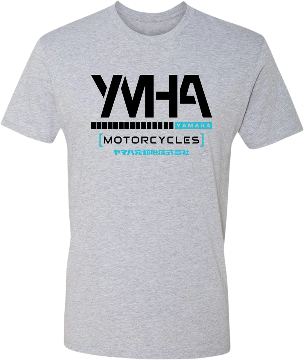 YAMAHA APPAREL Yamaha Rev T-Shirt - Heather Gray - Medium NP21S-M3141-M